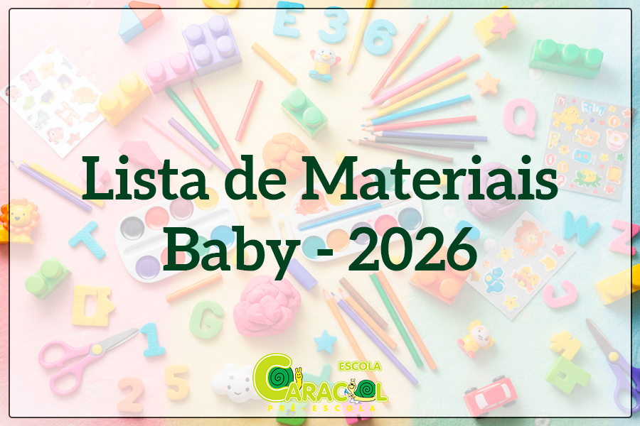 LISTAS DE MATERIAIS 2026 - BABY